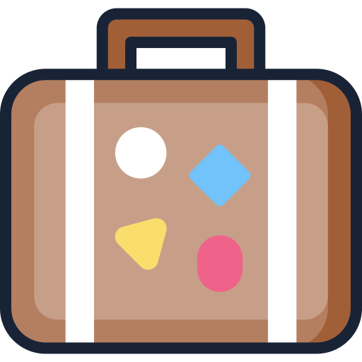 Suitcase free icon