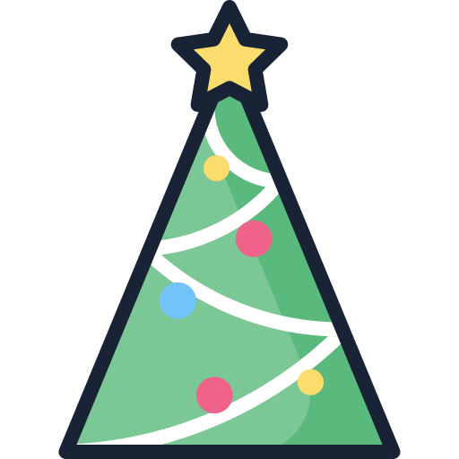 árbol de navidad icono gratis