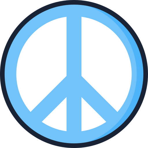 Peace Generic Outline Color icon