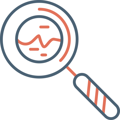 Magnifying lens free icon