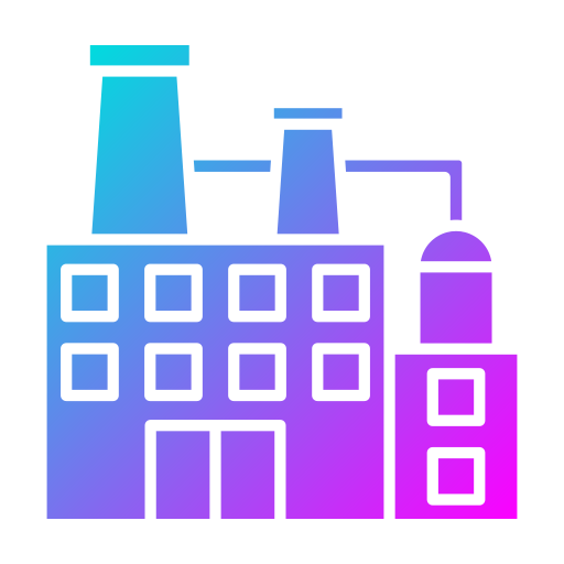 Factory Generic Flat Gradient icon