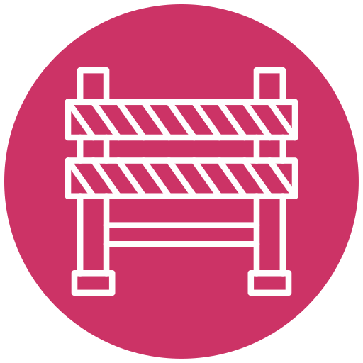 barrera icono gratis