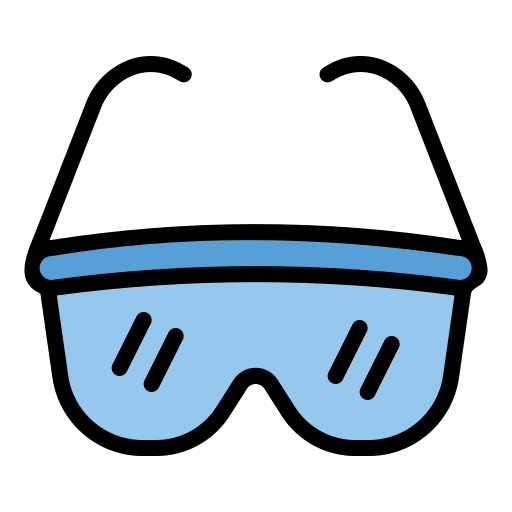 lentes de seguridad icono gratis