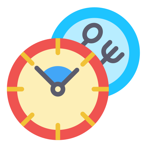 hora de comer icono gratis