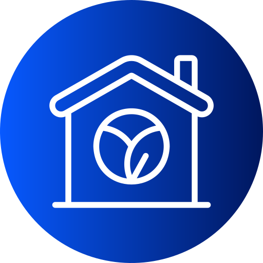 casa ecológica icono gratis