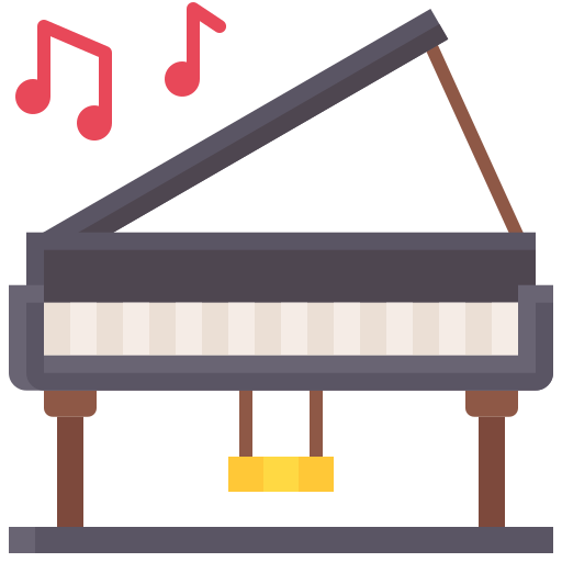 piano icono gratis