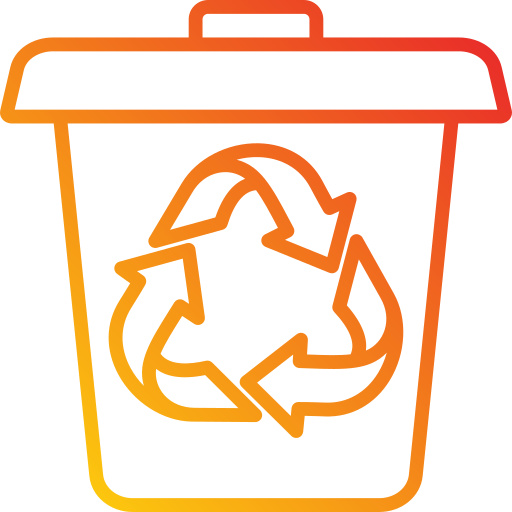 papelera de reciclaje icono gratis