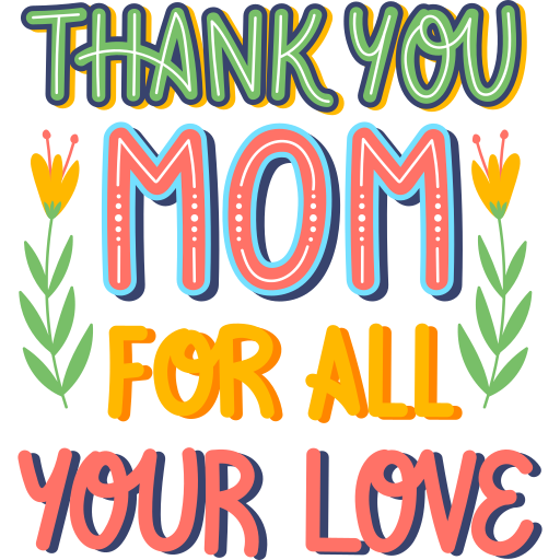 Mothers day free sticker