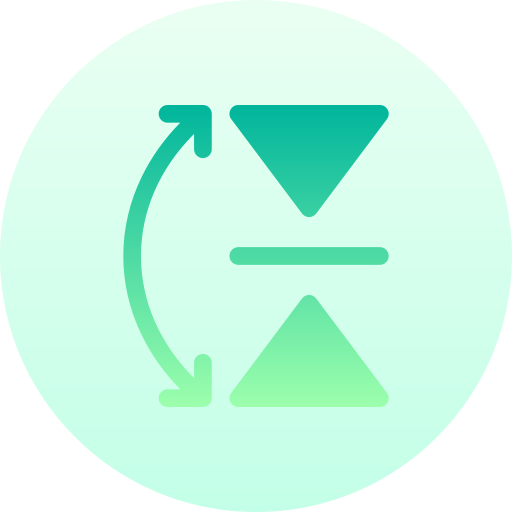 voltear icono gratis