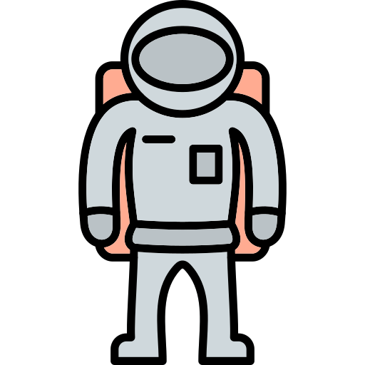 Astronaut Generic Outline Color icon