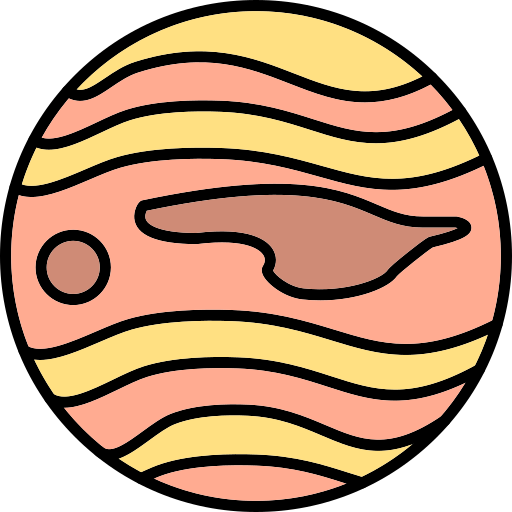 Jupiter Generic Outline Color icon