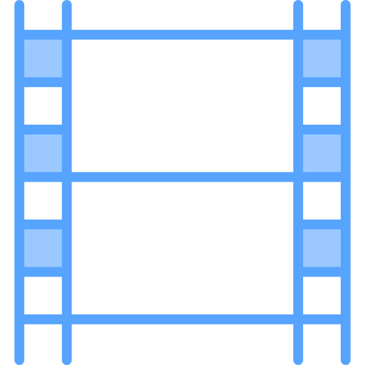 Film roll Generic Blue icon