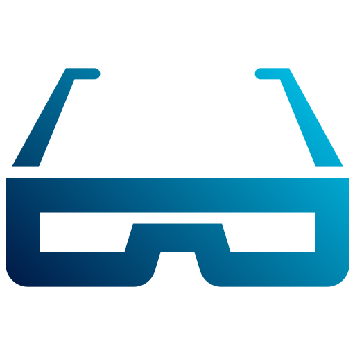 3d glasses Generic Flat Gradient icon