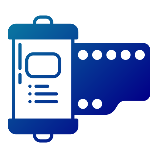 película negativa icono gratis