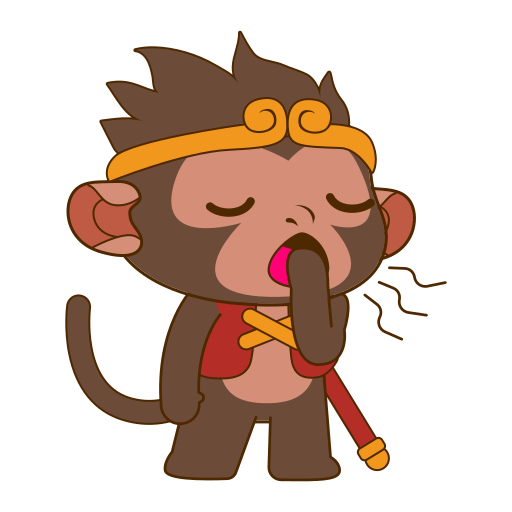 Yawn free sticker