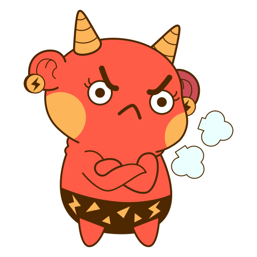 Angry free sticker Angry free sticker