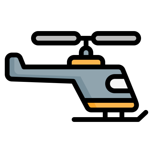 Helicopter Generic Outline Color icon