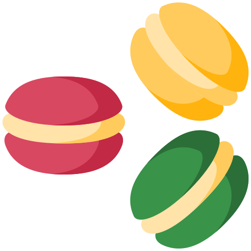 macarrón icono gratis