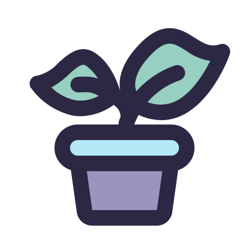 Plant pot Generic Outline Color icon