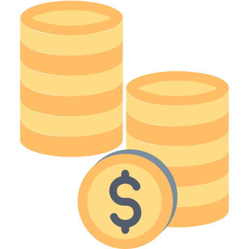 monedas icono gratis