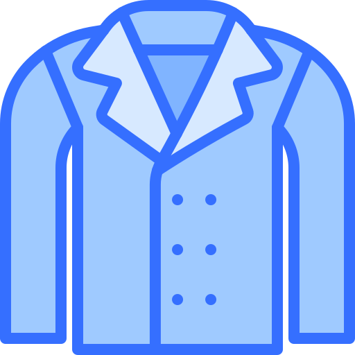 Coat Coloring Blue icon