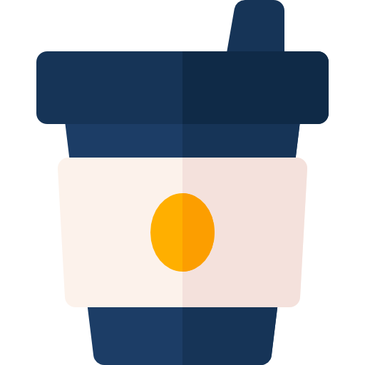 Coffee Basic Rounded Flat icon