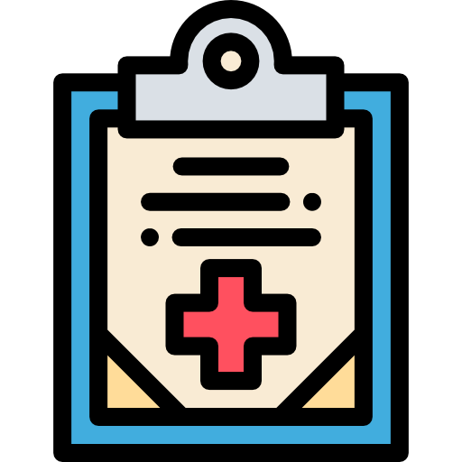 historial médico icono gratis