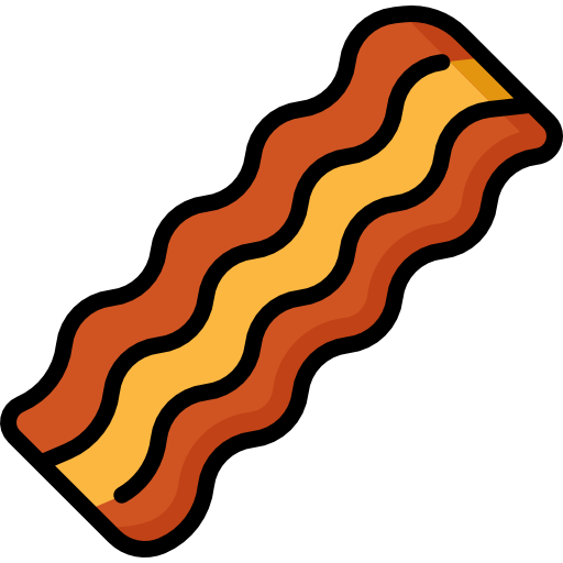 Bacon Special Lineal Color Icon