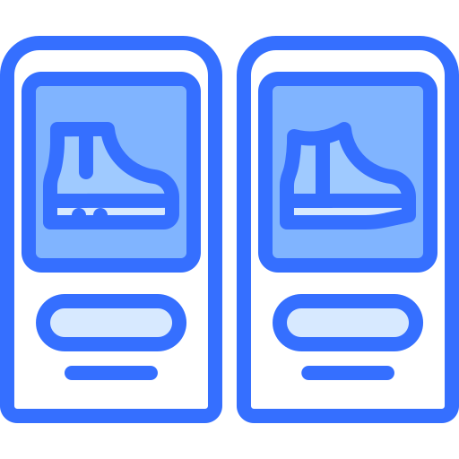 tienda de zapatos icono gratis