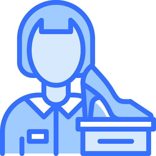 vendedor icono gratis