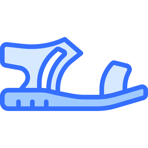 Sandals Coloring Blue icon