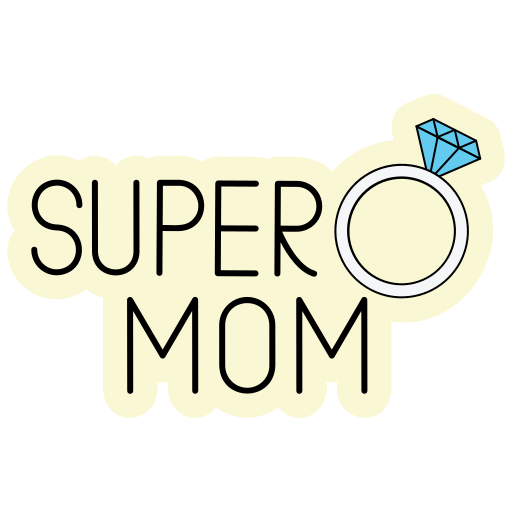 súper mamá gratis sticker