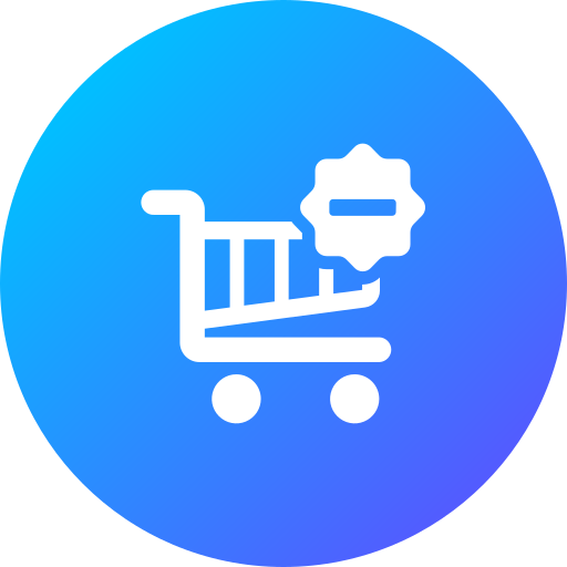 Remove cart - free icon