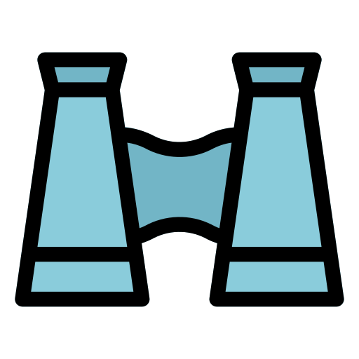 prismáticos icono gratis