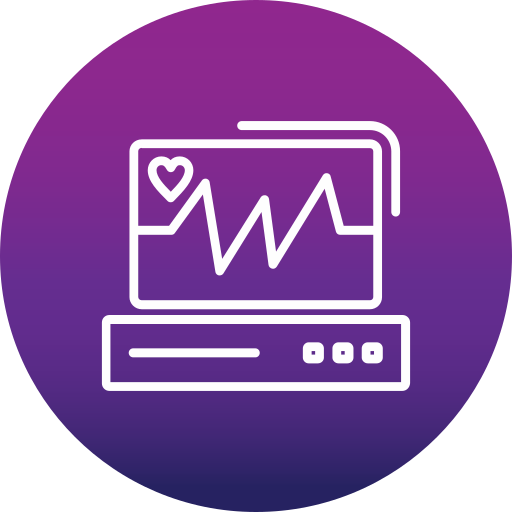 monitor de electrocardiograma icono gratis