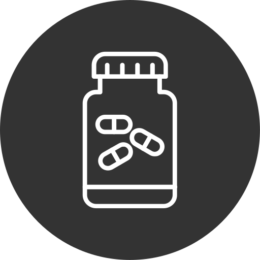 Pills bottle Generic Glyph icon