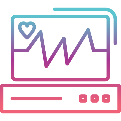 monitor de electrocardiograma icono gratis