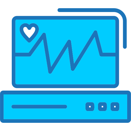 monitor de electrocardiograma icono gratis