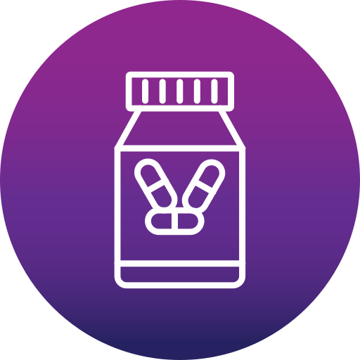 Pill jar Generic Flat Gradient icon