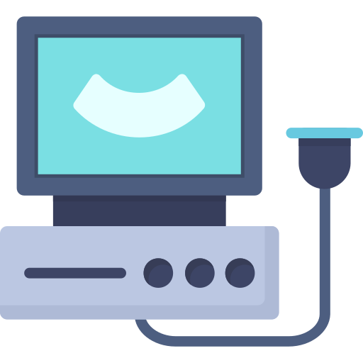 máquina de ultrasonido icono gratis