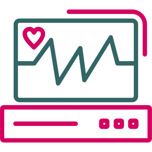 monitor de electrocardiograma icono gratis