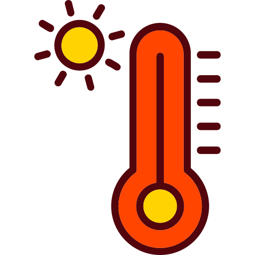 High temperature thermometer icon color outline vector 15680849 Vector Art  at Vecteezy