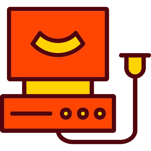 máquina de ultrasonido icono gratis