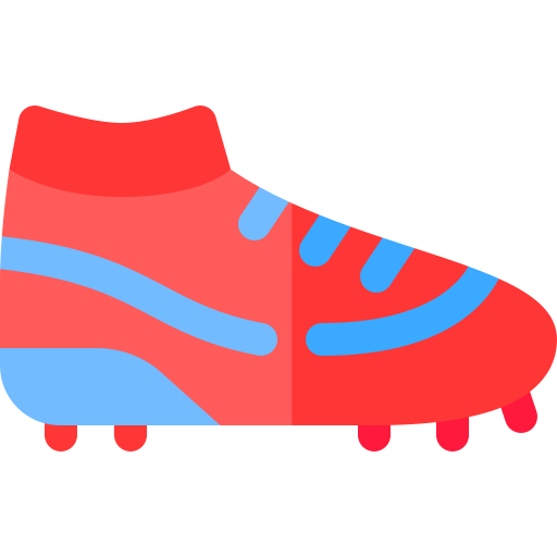 zapatos de fútbol icono gratis