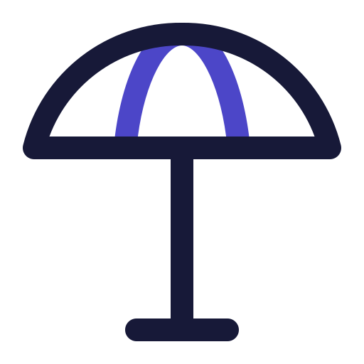 sombrilla de playa icono gratis