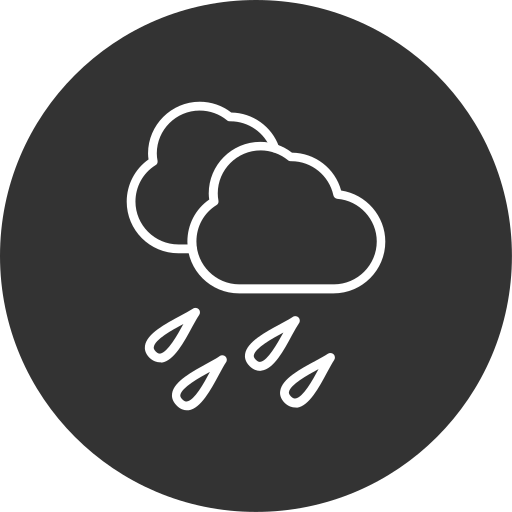 lluvia pesada icono gratis