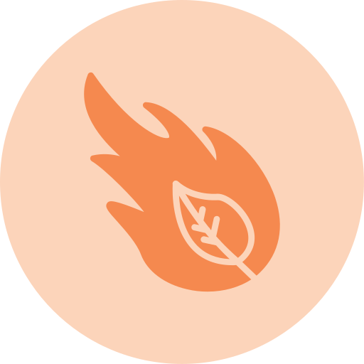 Forest fire free icon