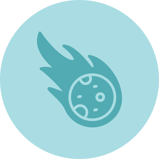 Meteorite free icon