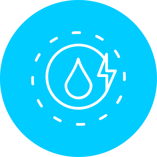 Hydro power free icon