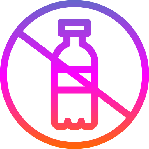 No Plastic Bottles Generic Gradient Icon 3418